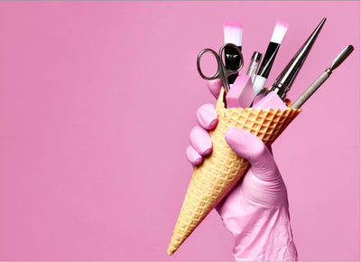 Nail Tools in Ice Cream Cone