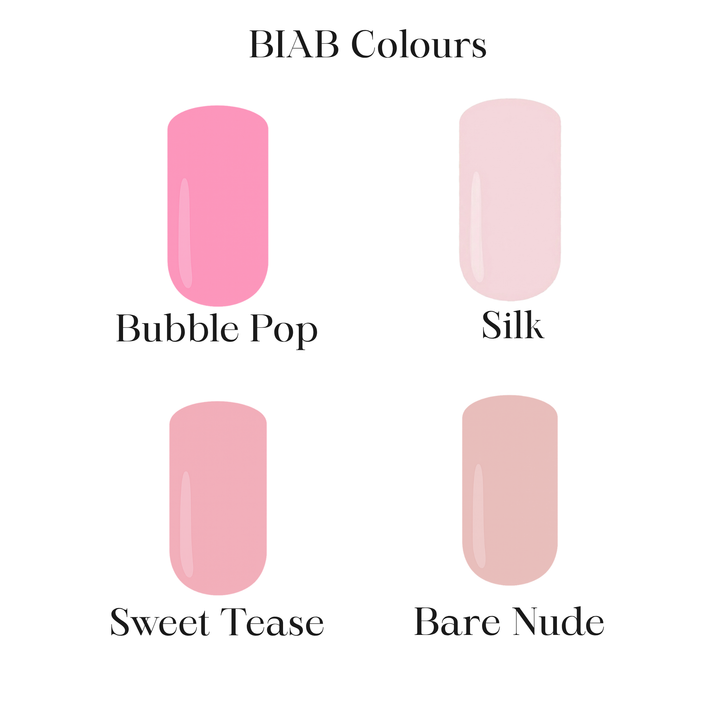 4 BIAB Colours in Nail Tech Starter Kit
