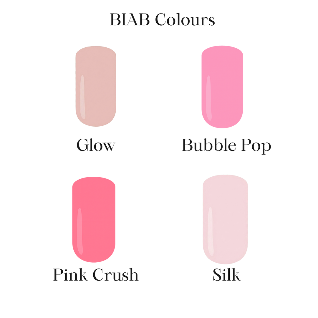 4 BIAB Colours in Nail Tech Starter Kit