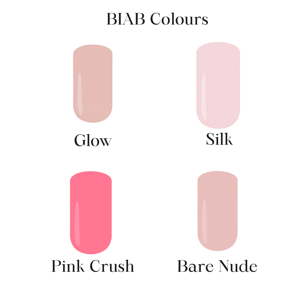 4 BIAB Colours in Nail Tech Starter Kit