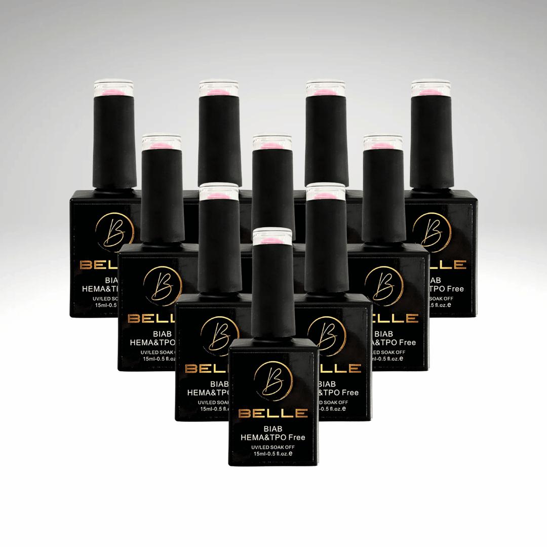 10 Belle Beauty BIAB Bottles
