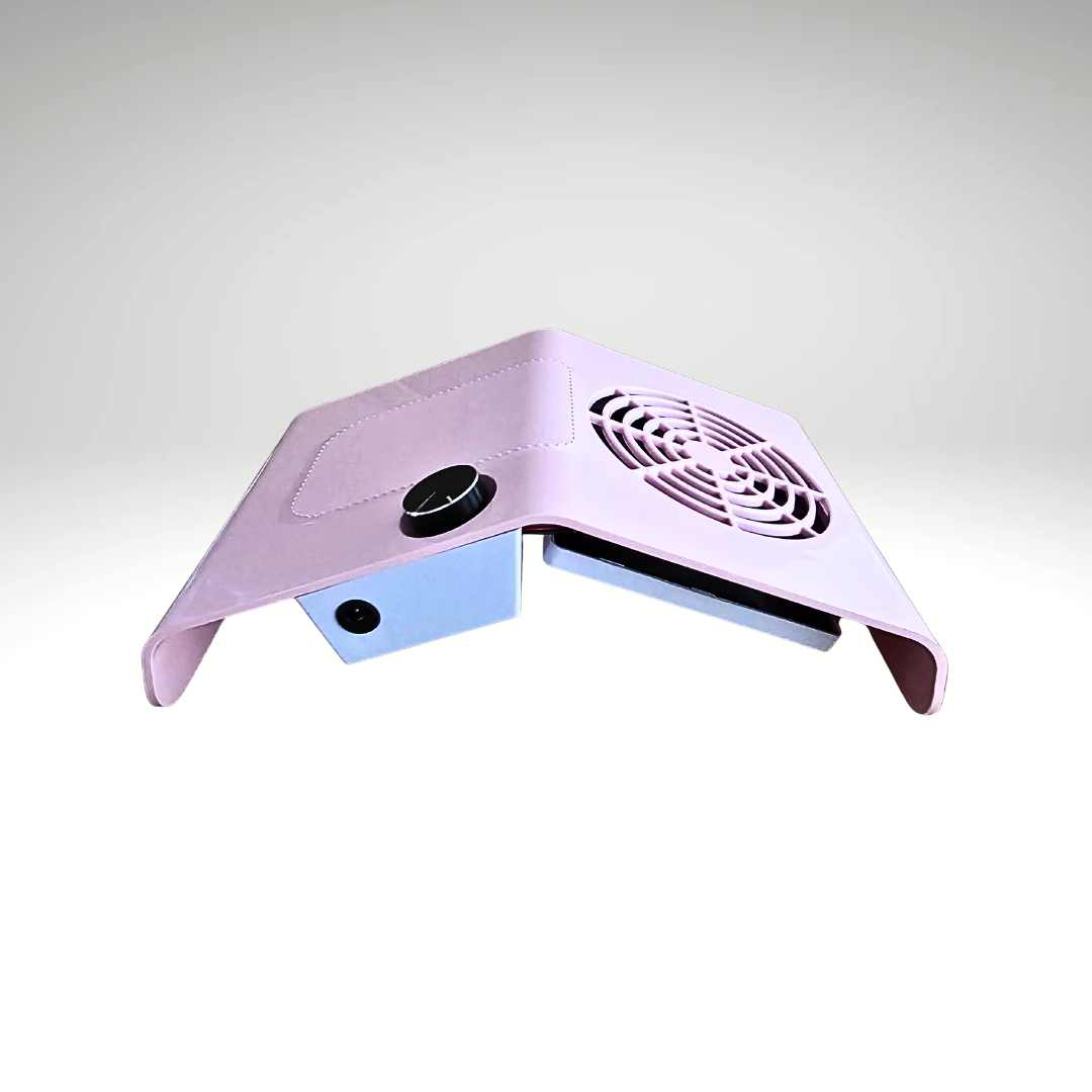 Side profile view of Belle Beauty's nail dust collector