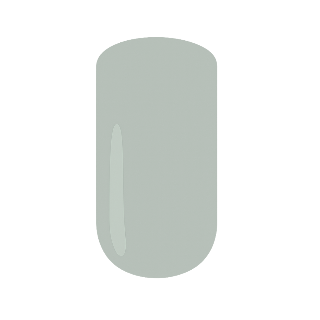 Light-grey gel nail polish swatch