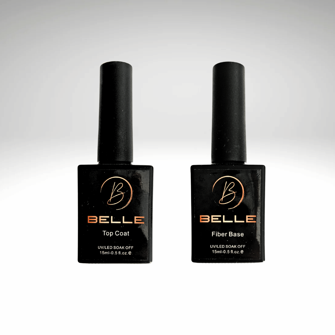 Belle Beauty's Top Coat & FIber Base Bundle